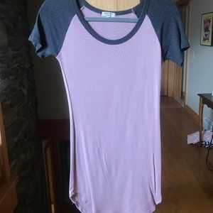 Salmon T-shirt Dress